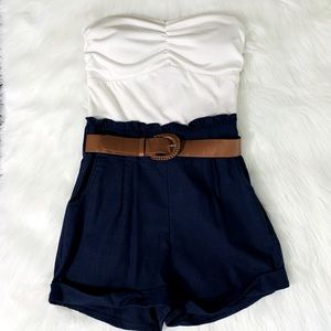 Belted Romper